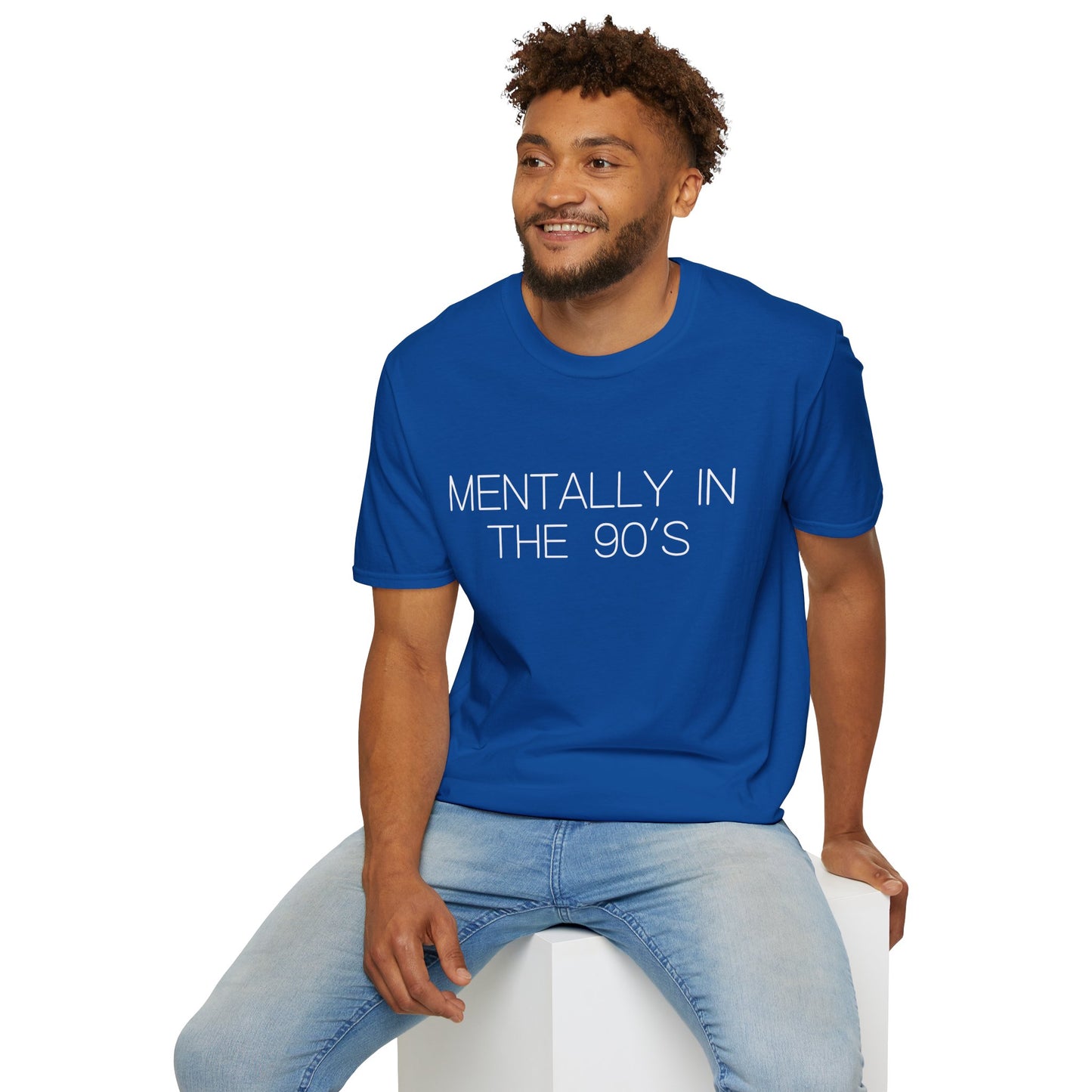 Mentally in the 90's Nostalgia T-Shirt, Mentally In The 90s Graphic Tee Retro Gift for Nostalgia Lovers