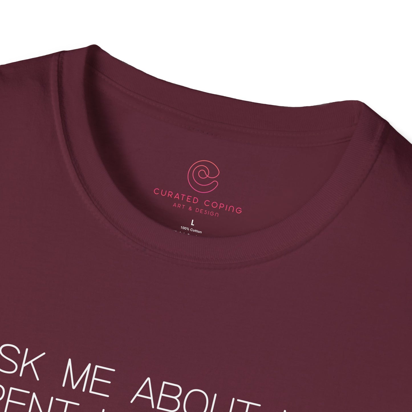 Ask Me About My Current Hyperfixation Graphic Tee Funny Gift for Friends with Obsessions or ADHD