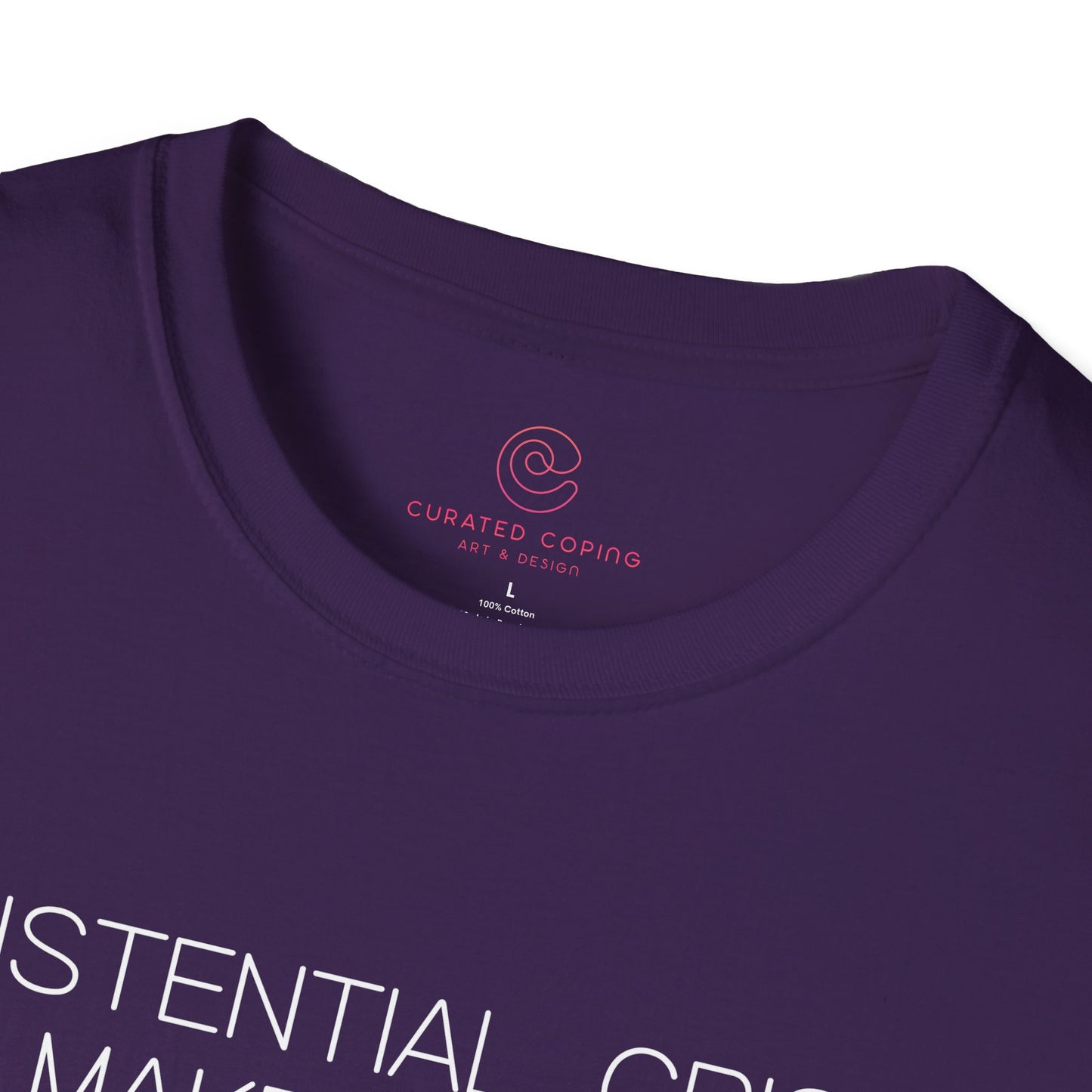 Existential Crisis But Make It Fashion Graphic Tee Trendy Gift for Dark Humor and Style Lovers