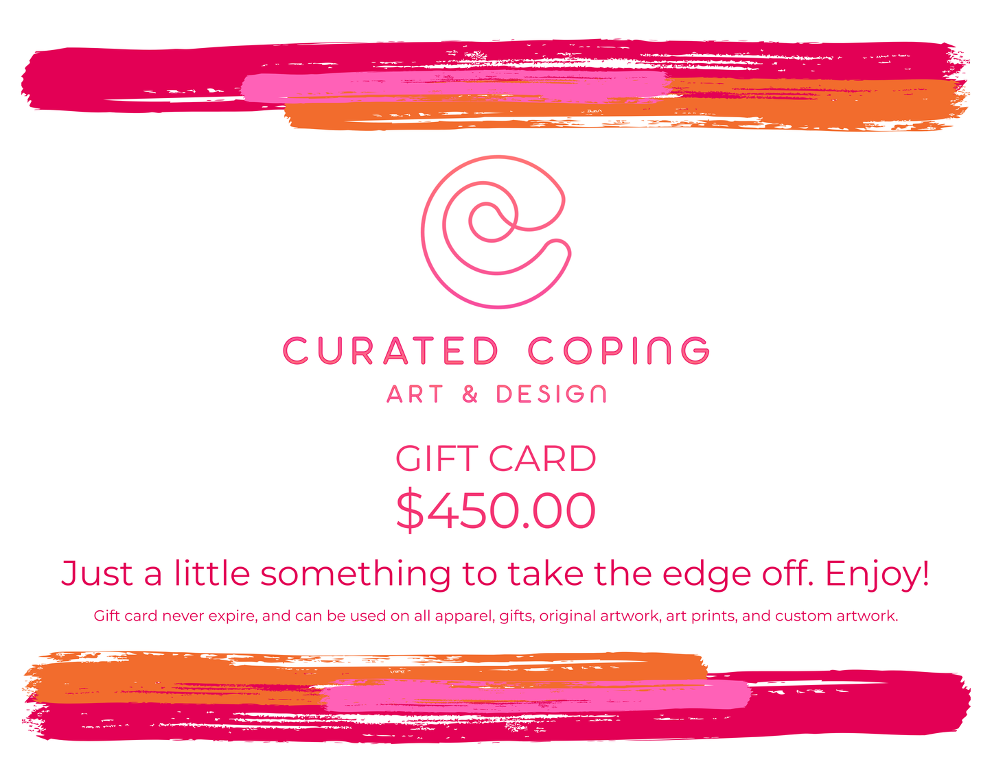 Curated Coping Art & Design Gift Card