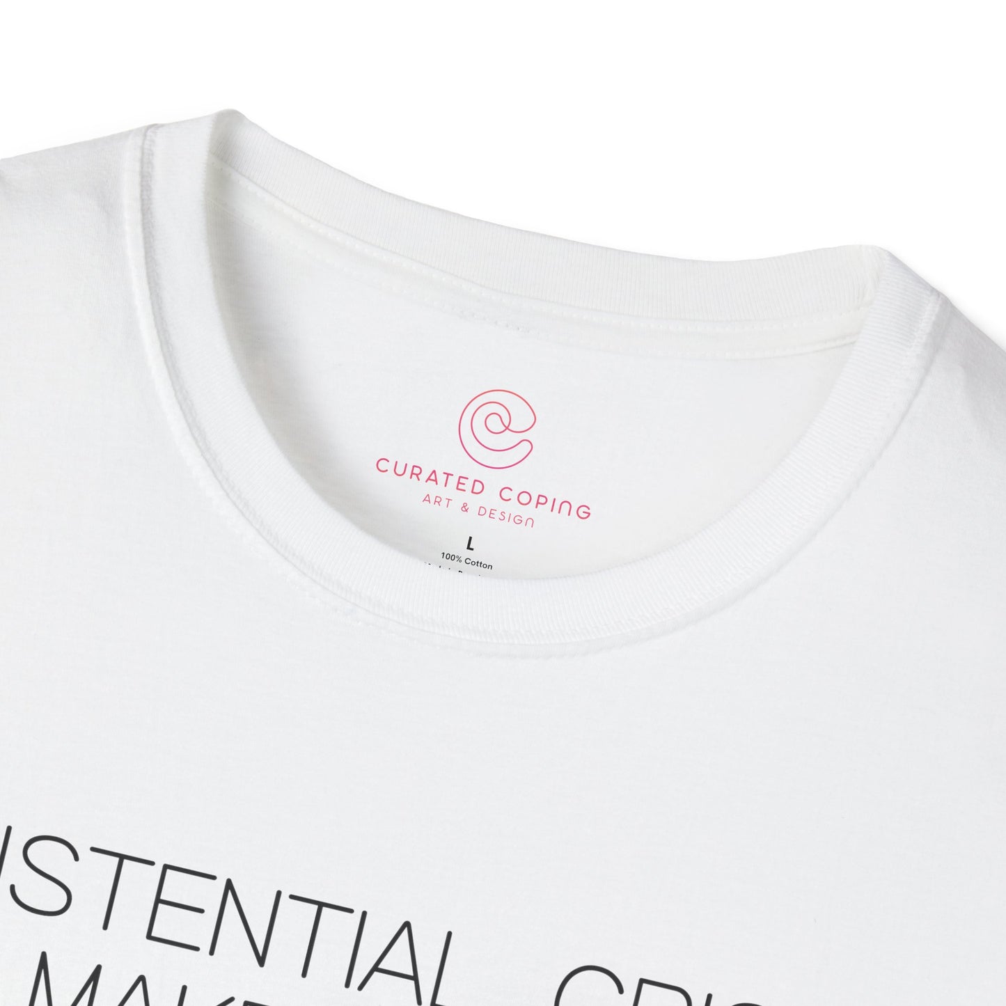 Existential Crisis But Make It Fashion Graphic Tee Trendy Gift for Dark Humor and Style Lovers