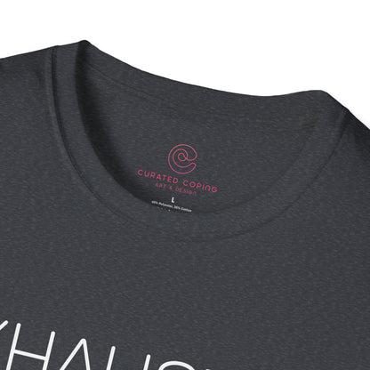 Exhausted Millennial Graphic Tee Funny Gift for Tired Adults and Coffee Lovers