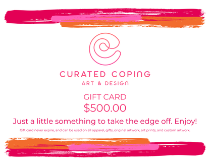 Curated Coping Art & Design Gift Card