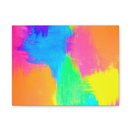 "Good Energy, pt. 1" Abstract Matte Canvas print, 1.25" depth, Colorful Abstract Wall Art Canvas, Bright Home Decor, Vibrant Art for Living Room, Office, Gift for Art Lovers