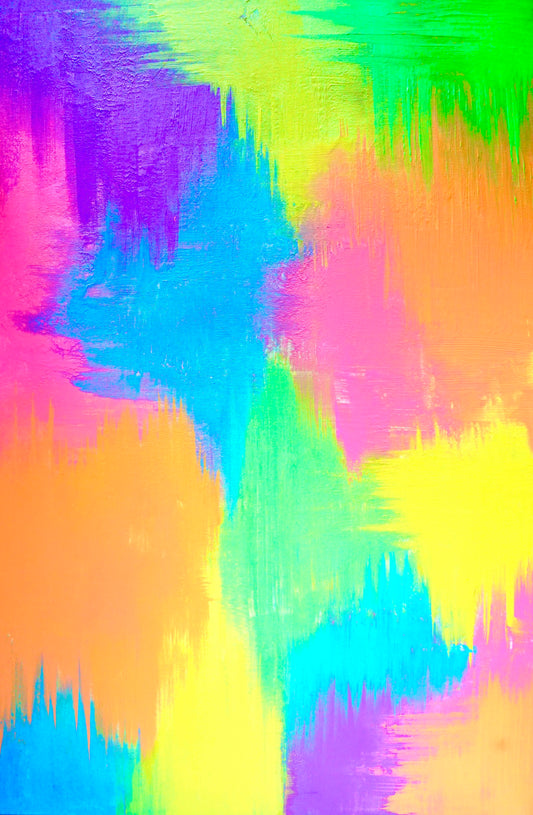 "Good Energy, pt. 2", 24x36", Acrylic on canvas.