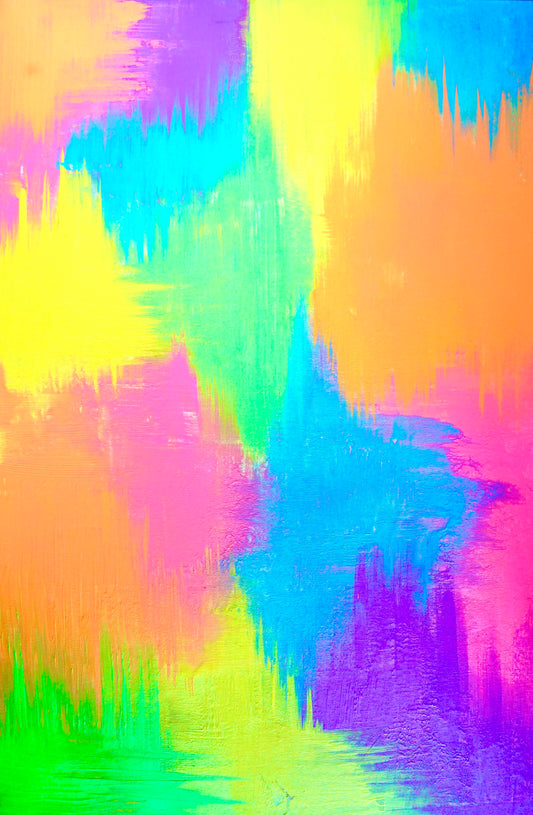 "Good Energy, part 1", 24x36", Acrylic on Canvas