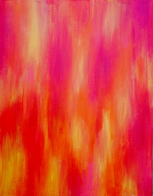"Afterglow", 8x10", Acrylic on canvas.