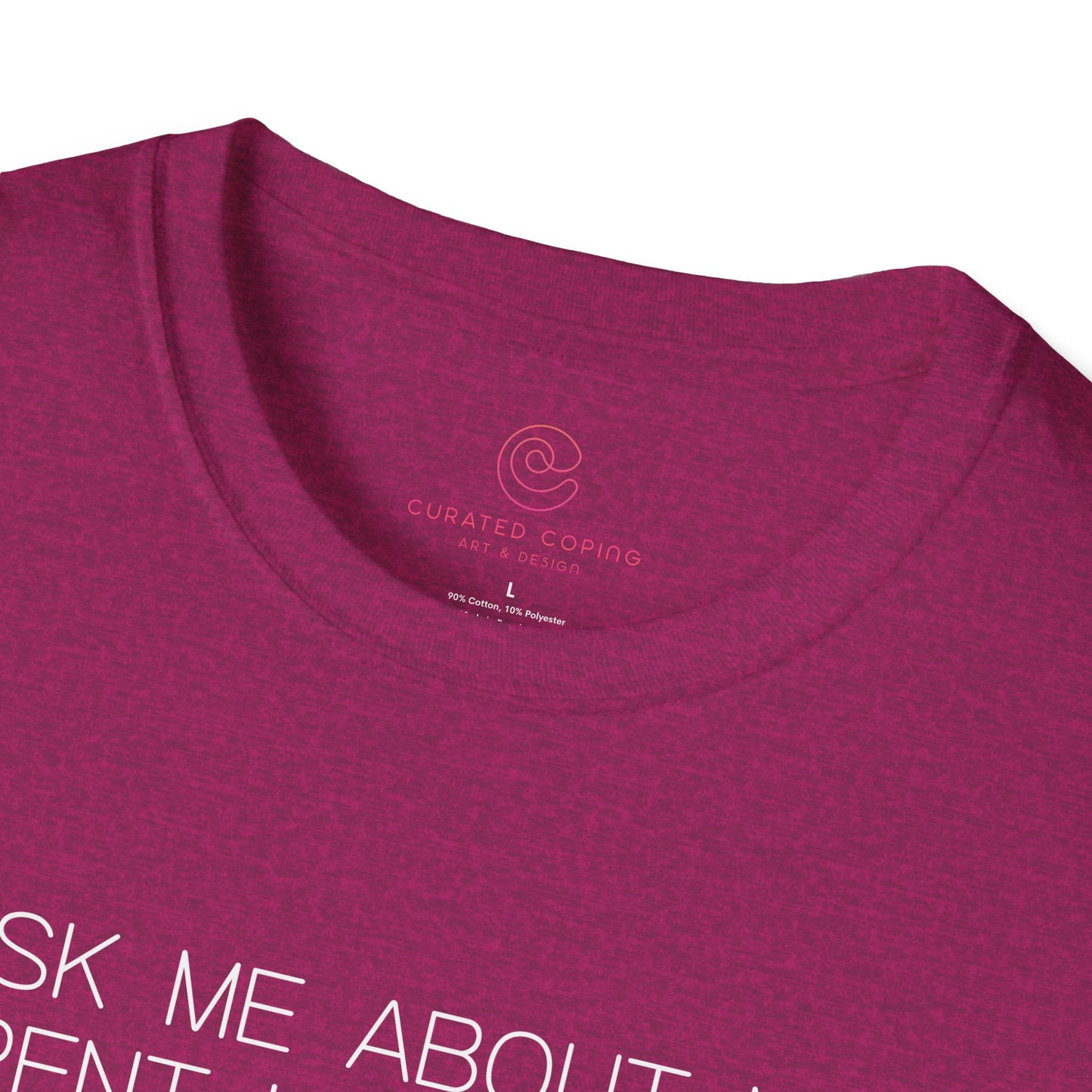 Ask Me About My Current Hyperfixation Graphic Tee Funny Gift for Friends with Obsessions or ADHD