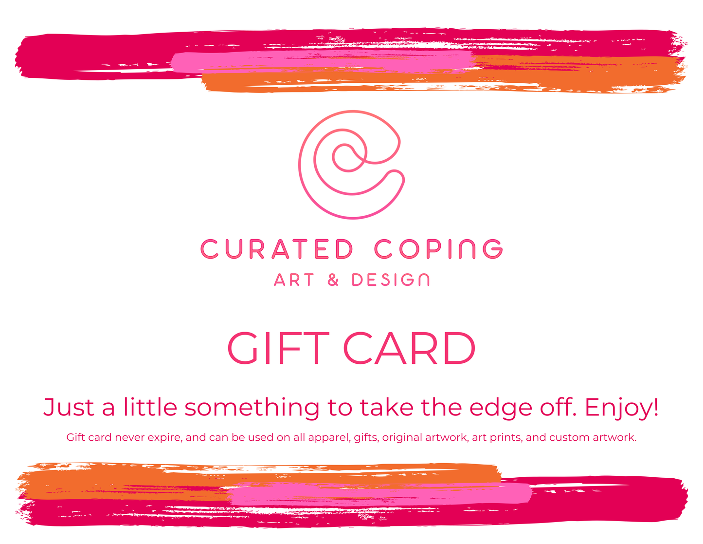 Curated Coping Art & Design Gift Card